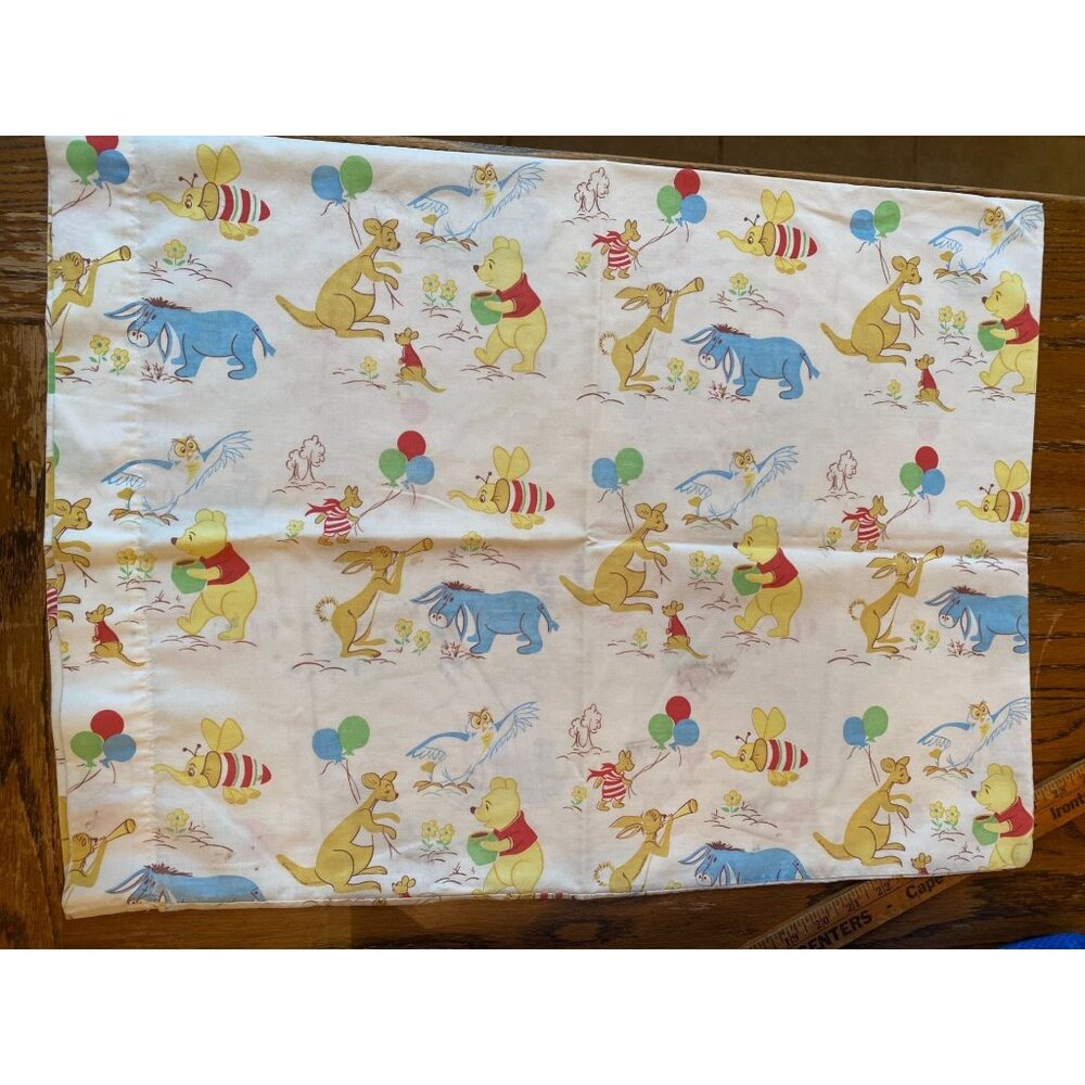 Vintage Winnie The Pooh Pillowcase Disney K